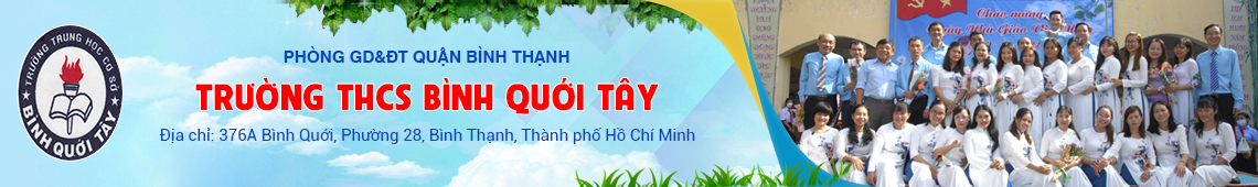 Banner Trường THCS Bình Quới Tây